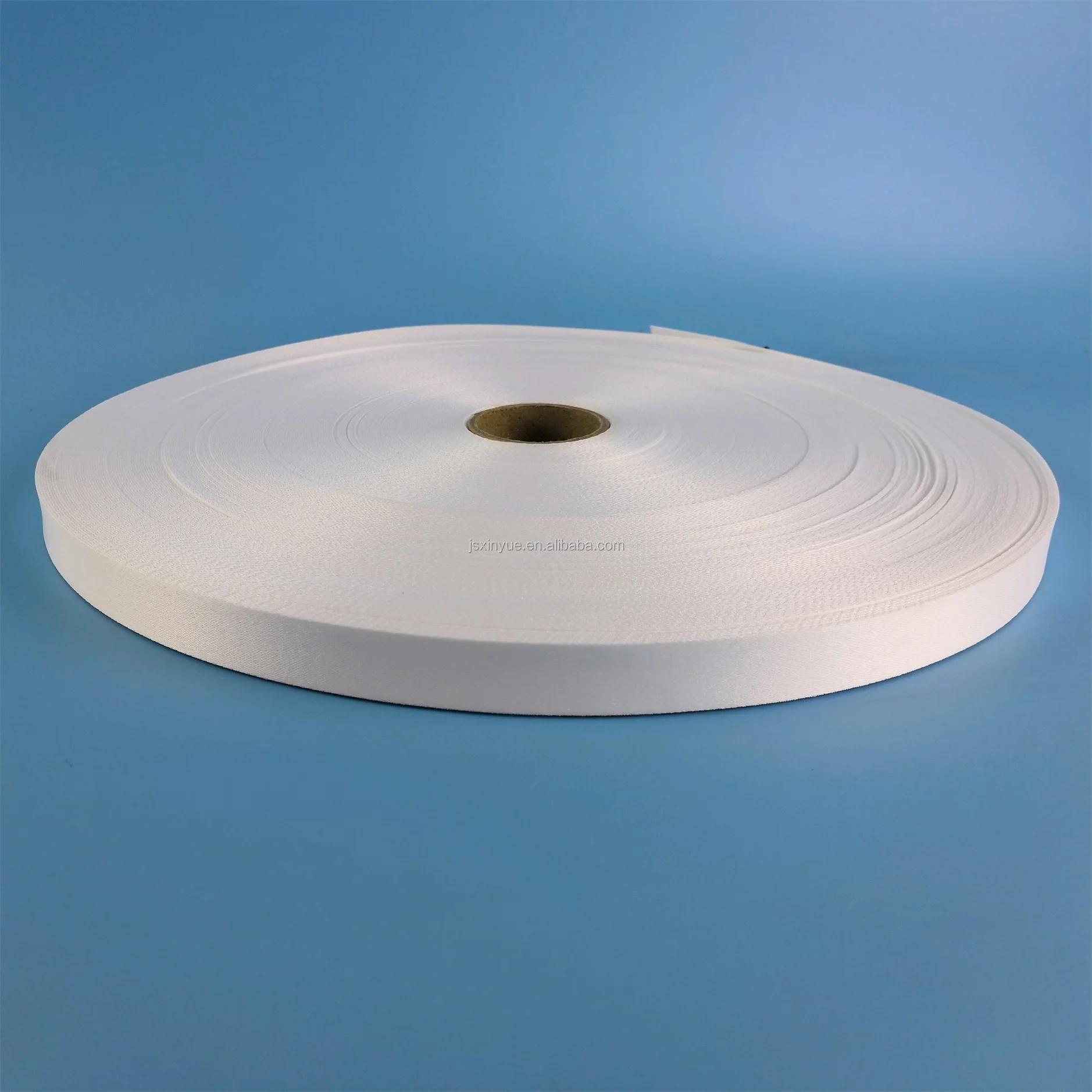 Raw material 10mm 15mm 20mm 25mm polyester lanyard roll webbing Made in China