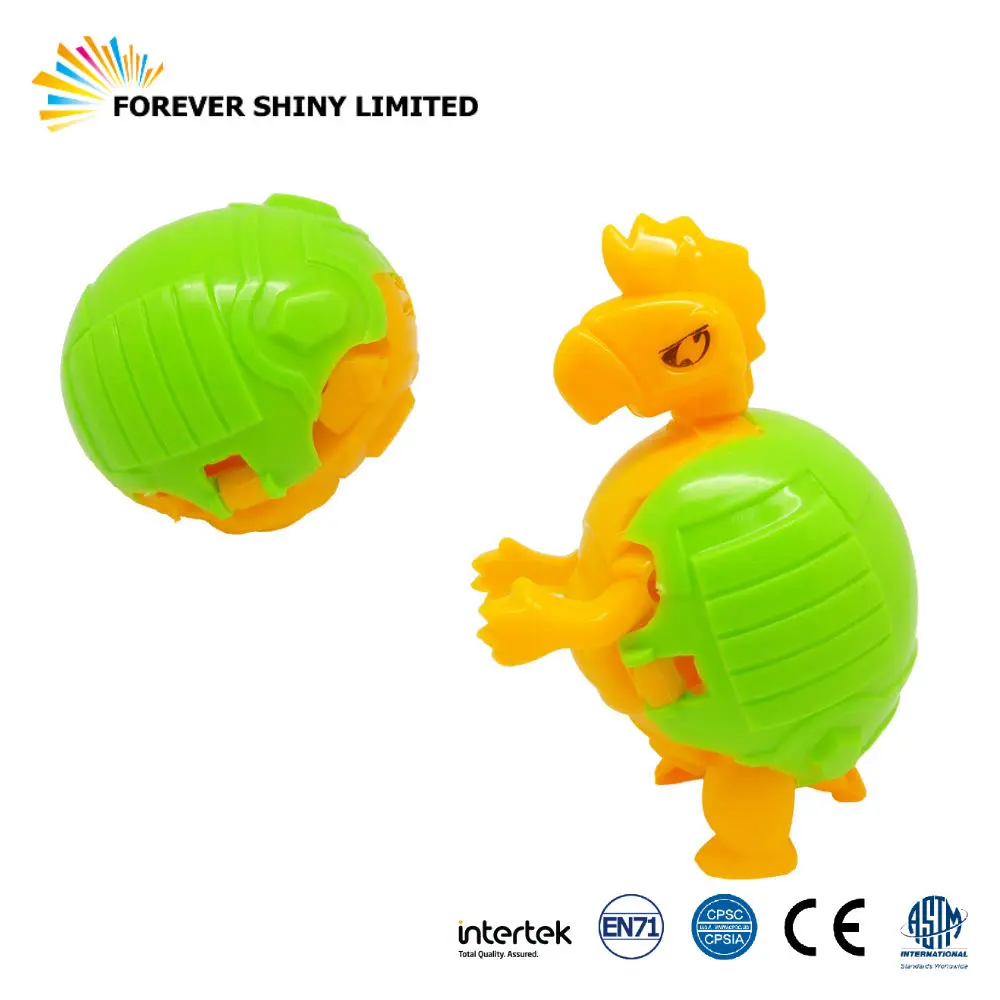 2018 Novelty Speelgoed Gift Small Capsules Egg Toys Animals Plastic Transformable Stone Age Dinosaurs for Vending Machines