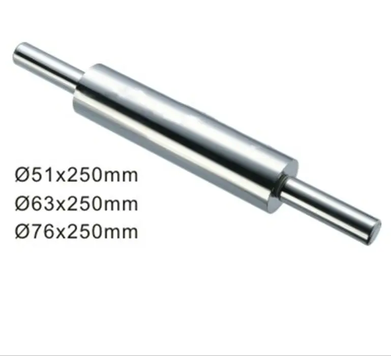 Bakest  Small Cylinder Stainless Steel Dough Bread Kitchen Rolling Pin