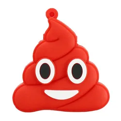 Cheap Funny Flash Drive Shit Shape Cute Memory Sticks for Christmas Gifts PVC pendrive 16gb 32gb Poo Shape cle usb 2.0