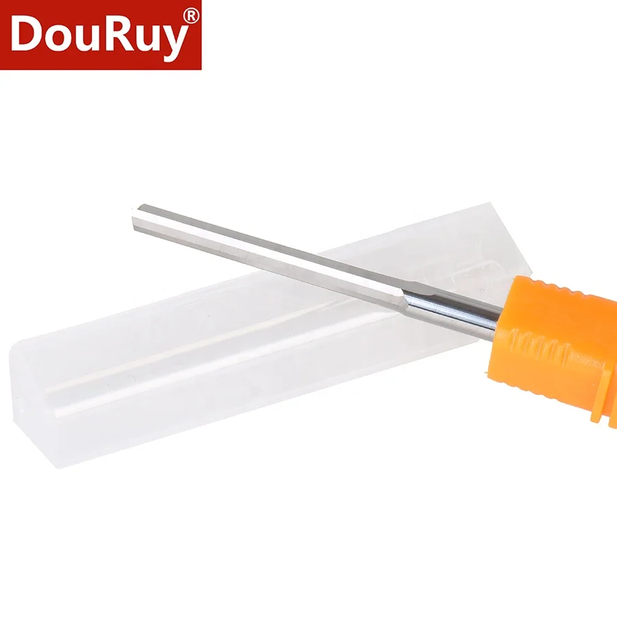 DouRuy two straight flutes wood working tools/wood cnc milling machine/cutting machines in wood