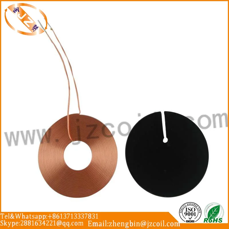 
Copper Air Charger coil Wireless Charger Coil with Ferrite Core 