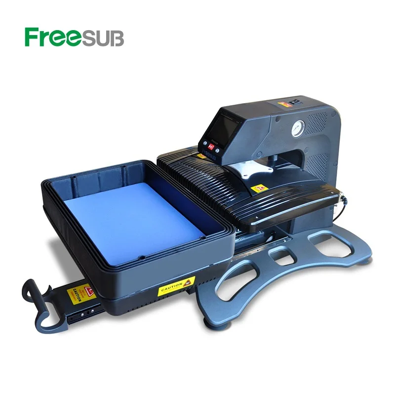 Freesub pneumatic heat press machine 3d sublimation vacuum heat press machine t shirt printing machine ST-420