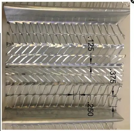 Galvanized hy-rib lath