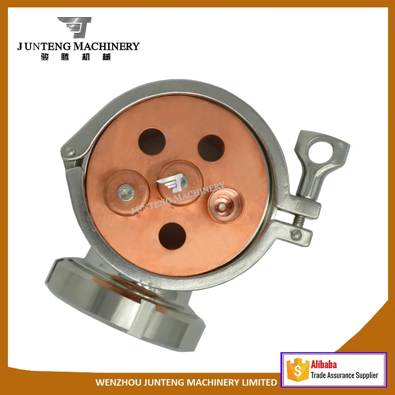 Classic Manufacture Copper Bubble And Column Plates For Moonshine Distiller