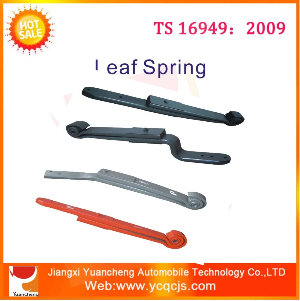 Truck air suspension z type single point leaf spring