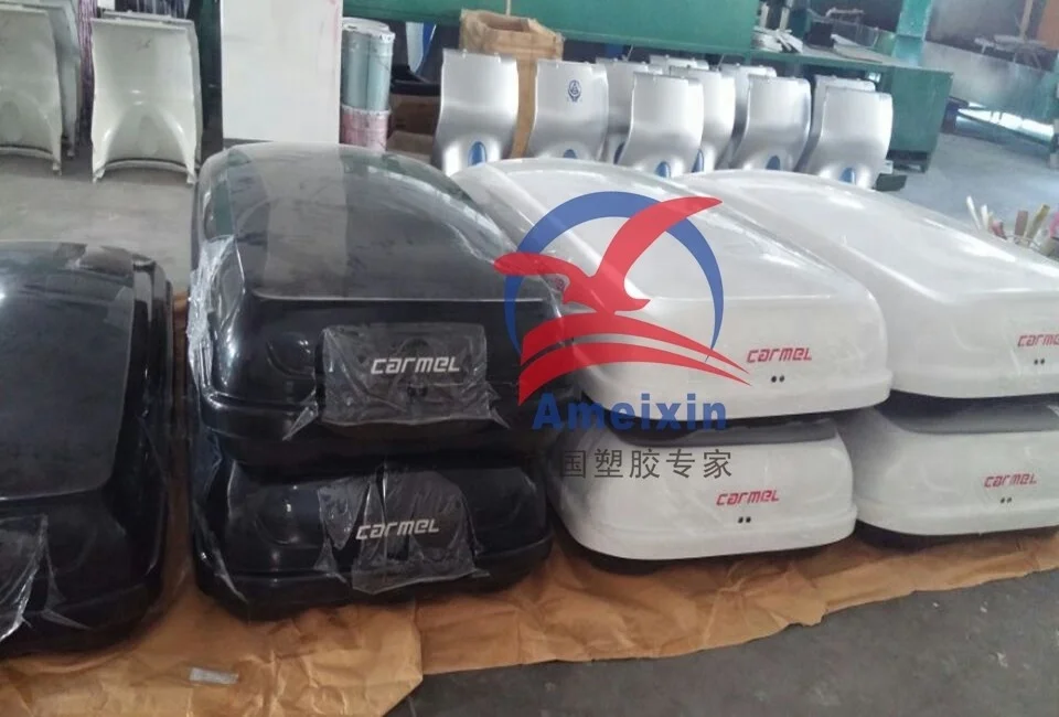 Car Roof Rack OEM Manufactory ABS+PMMA ASA Plastic Large Vacuum Forming Factory Car SUV Roof Luggage Carrier Top Roof Cargo Box