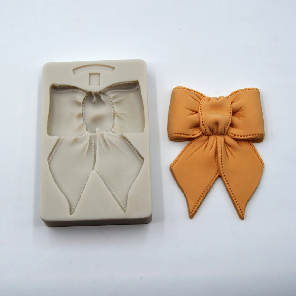 Бант большого размера, не форма, силиконовая форма «сделай сам» для изготовления шоколадных конфет, помадки, мыла, украшений для тортов