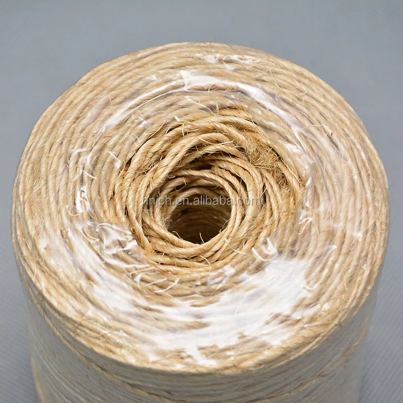 Sisal Spun Yarn Sisal Yarn Unoiled/Clipped with Shrink Wrap