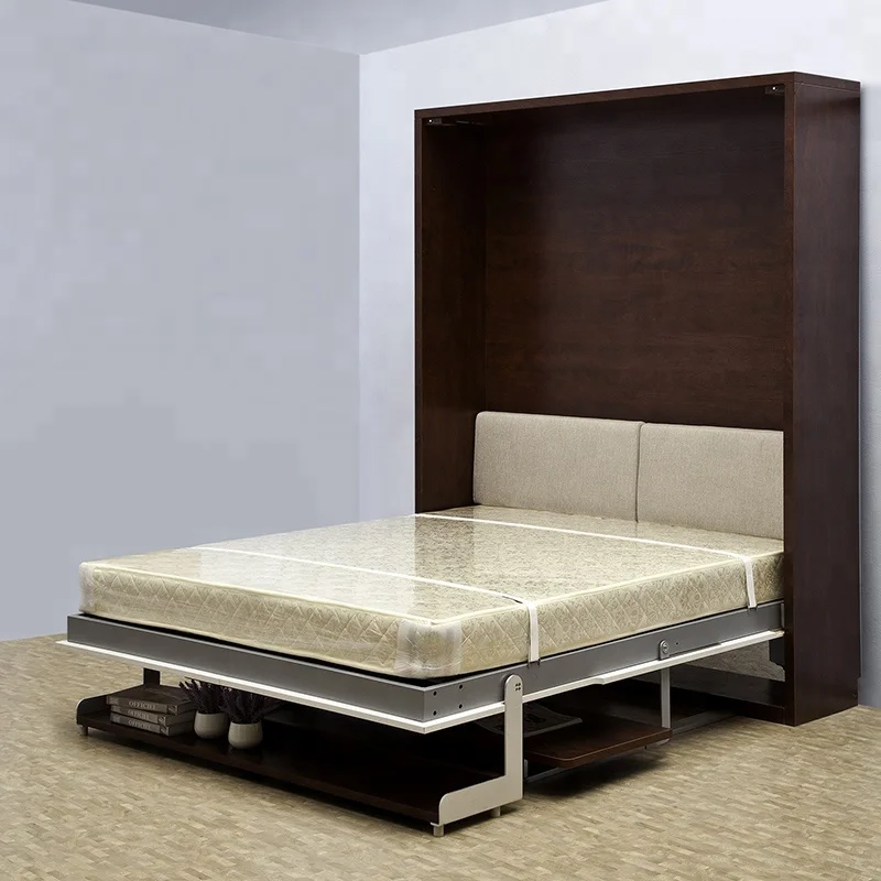 
Space Saving Wall Mounted Modern Transformable Folding Wall Bed With Desk 