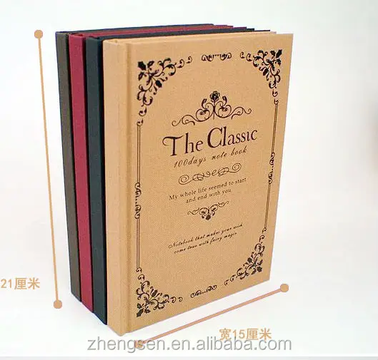 Retro creative diary book / business notebook / chronicle book super thick A5