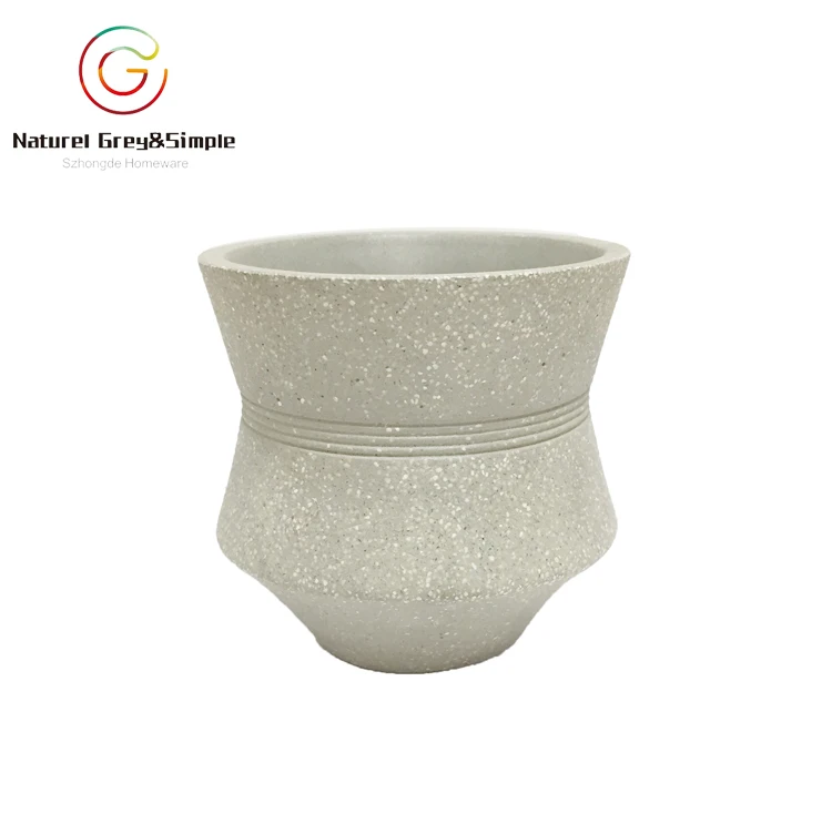 Gemoetrical Cylinder  Scented Soy Wax Candle Cement Concrete Candle Jar holder
