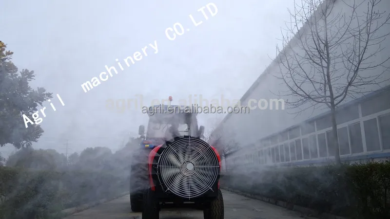 orchard fruit garden vineyard trailer boom tank air blast sprayer 800L 1500L with Italy SPA diaphragm pump high efficient