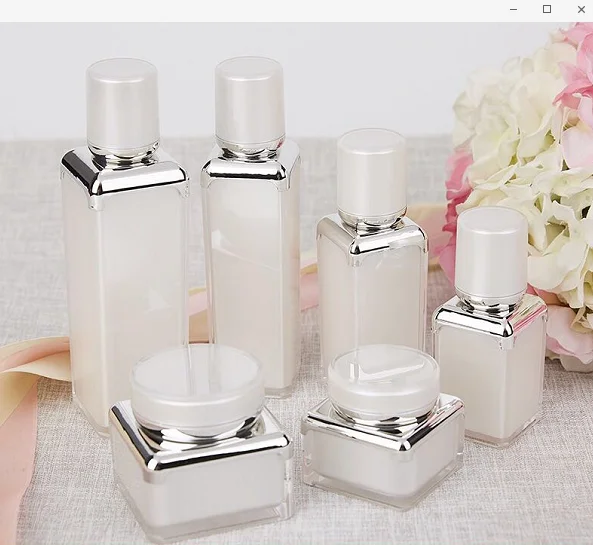 Hot sale luxury Alibaba China cosmetic jar and bottle wholesale