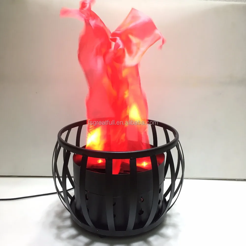 25 см x 35 см диаметр OEM корзина подвесная или с настольной подставкой с имитацией пламени для украшения и предоставить 30 Вт светодиодный поддельные огонь световой эффект