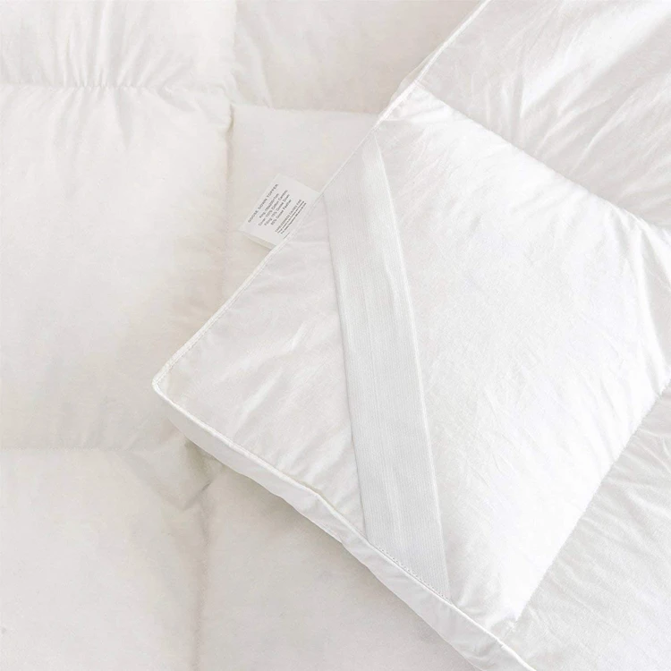 High Quality White Hotel Down Mattress Topper King Size for Hotel Bed
