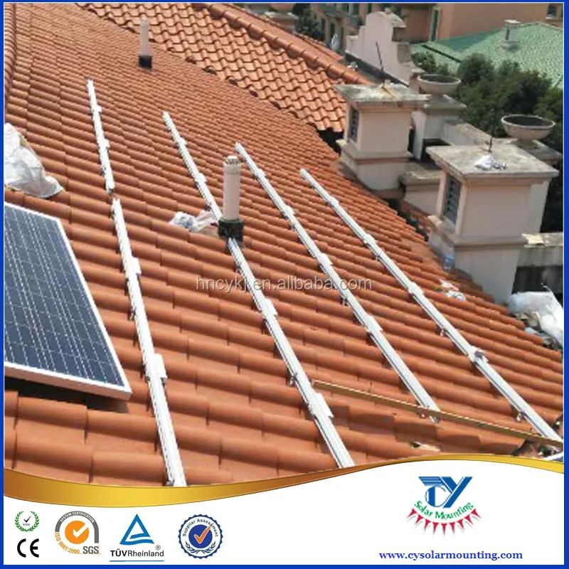 Tile roof solar mounting  brackets