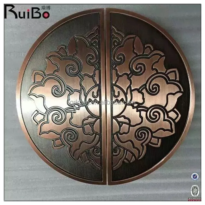 RB-4118 новый дизайн, хорошее качество, красная старинная бронзовая ручка для двери