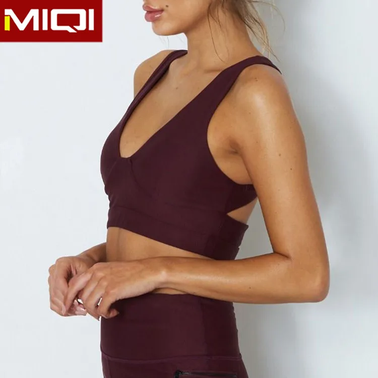 Manufacturer Women Gym Clothing Sexy Yoga Bra Sports Bra Top Plus Size Fitness Bra