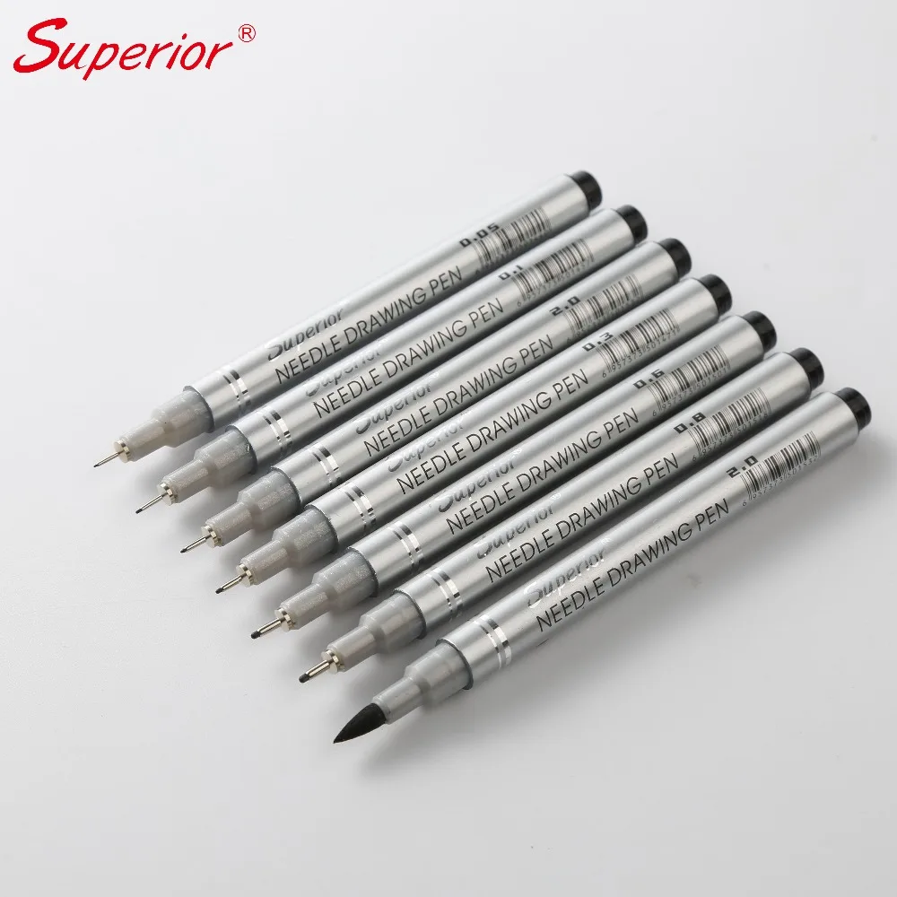 Superior Technical Waterproof Fine Line Painting Pen For Engineering Drawing with High quality artist level