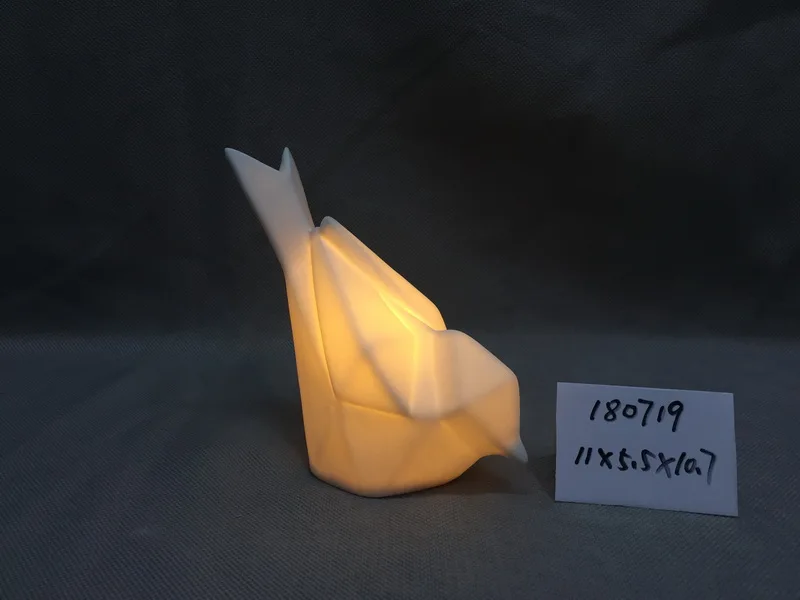 
Ceramic Bird Shape Night Light Bedside Night Lamp Decor Light 