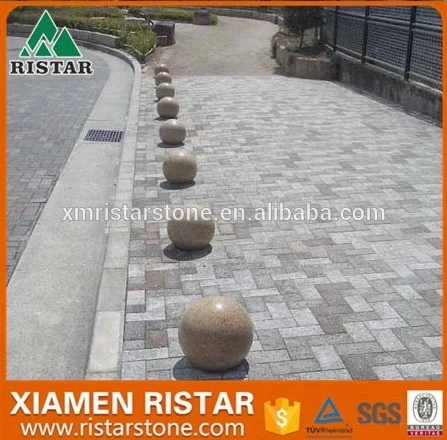 Cheap granite parking stone balls DIS-P011
