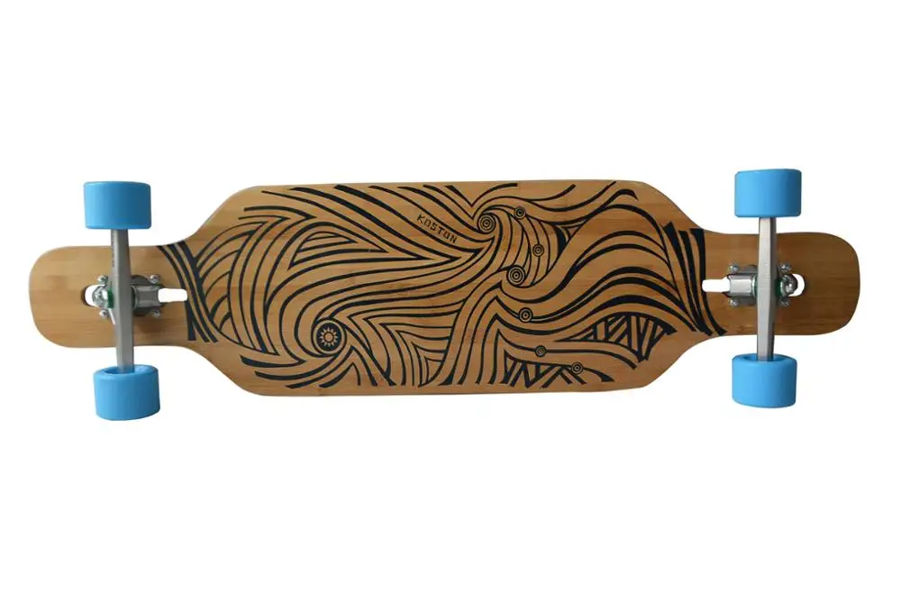 KOSTON Hiqh Quality Dancing Style Bamboo Mixed Maple Wood Longboard