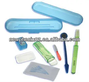 Portable  Dental Orthodontic Kits dental floss adult toothbrush