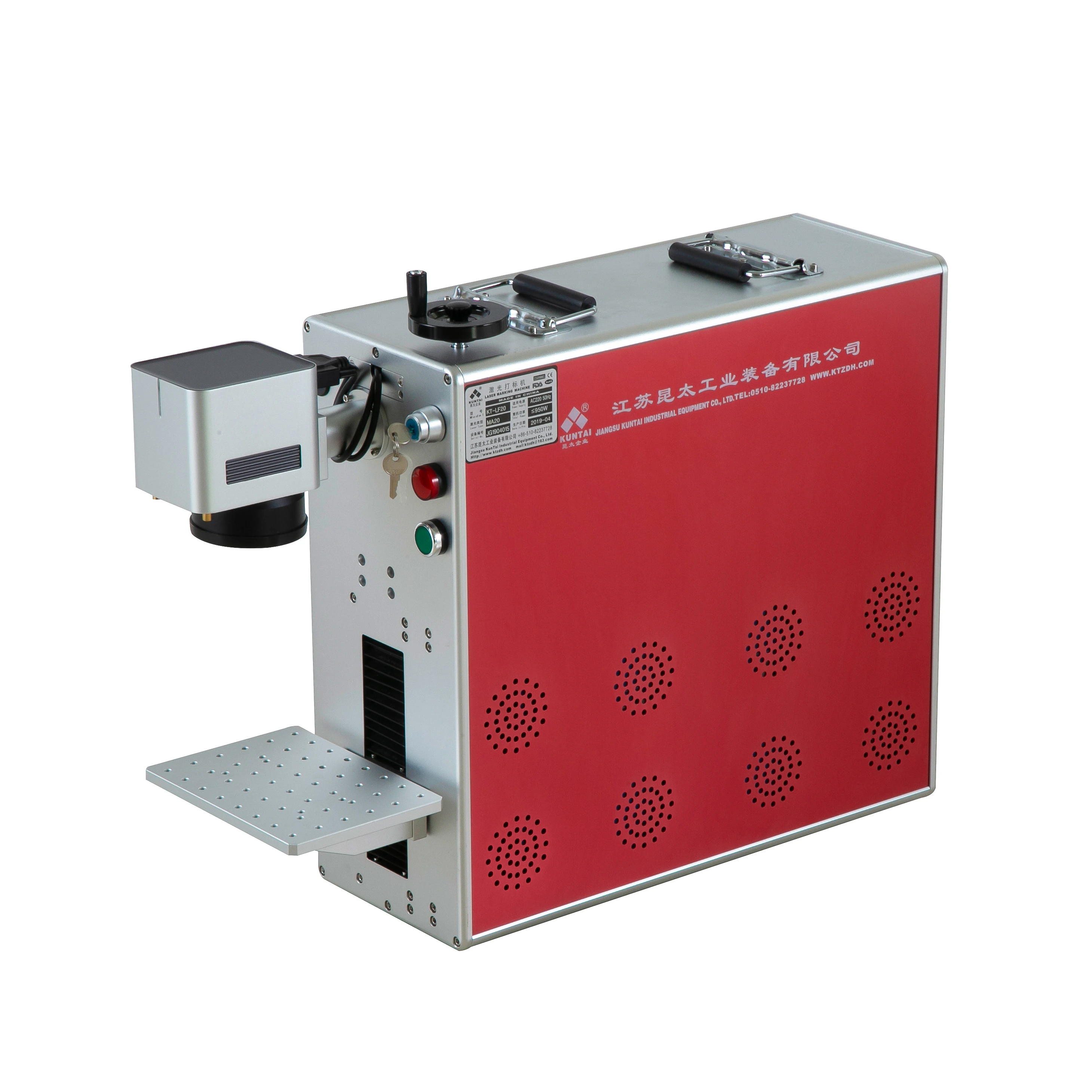 Mini easy moving portable laser engraving marking machine for dog tag