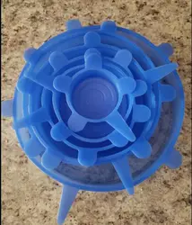 Reusable Durable and Expandable Silicone Stretch Lids And Cover