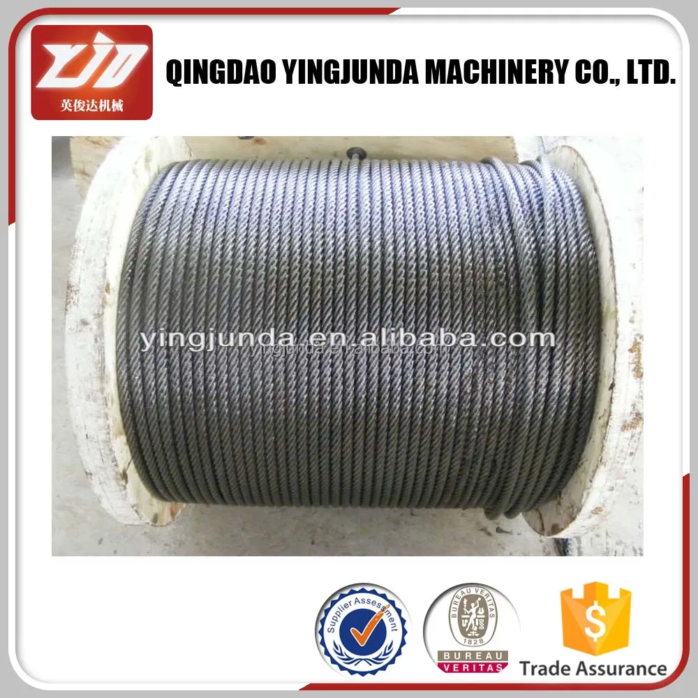Winch Rope And PVC Zinc Coated Galvanized Steel Wire Rope Strand