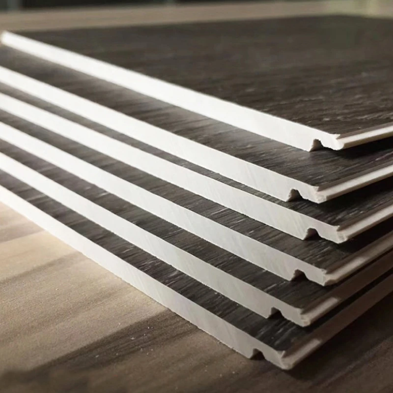 
Fireproof LVT PVC Rigid Core Vinyl Plank Waterproof Unilin Click Lock Interlocking Tiles SPC unilin floor 