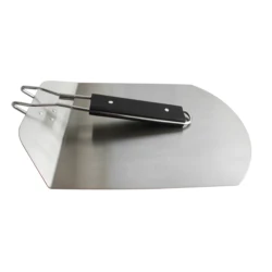 10 inch stainless steel TPR handle pizza peel for pizza baking