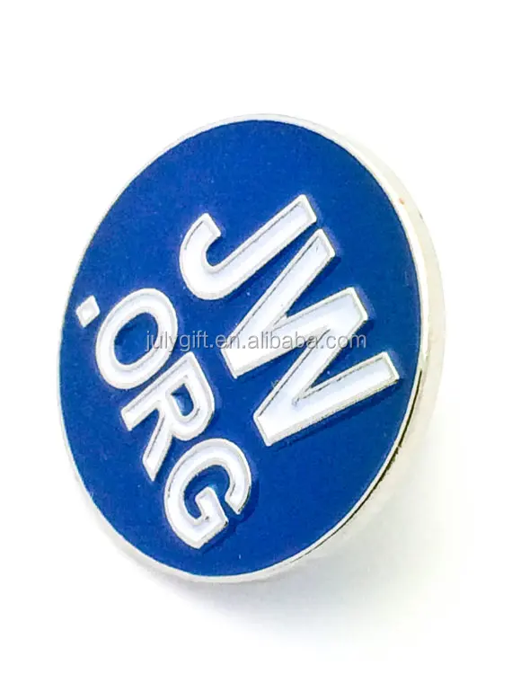 
Custom JW.ORG metal badge pin with enameo or print craft 