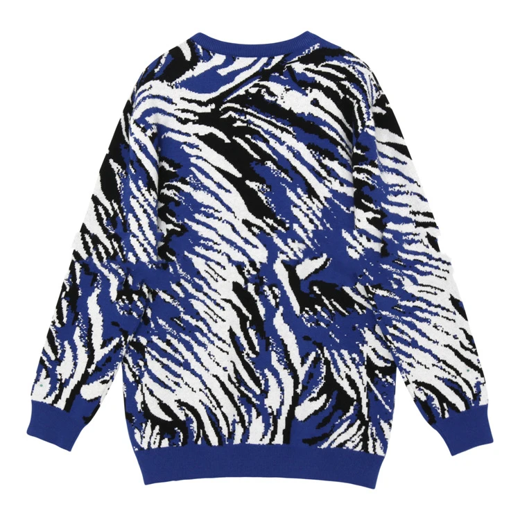 Осенне-зимняя трикотажная одежда, Мужской Жаккардовый хлопковый пуловер, вязаный свитер, мужской свитер со звездами на заказ