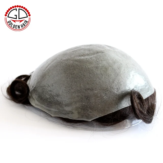 
High Quality Cheap Price Invisible Hairline Natural Looking Toupee Men Thin Skin 
