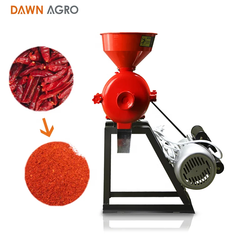 DAWN AGRO Mini Corn Maize Flour Mill Machine  Grain Grinder Crusher Machinery