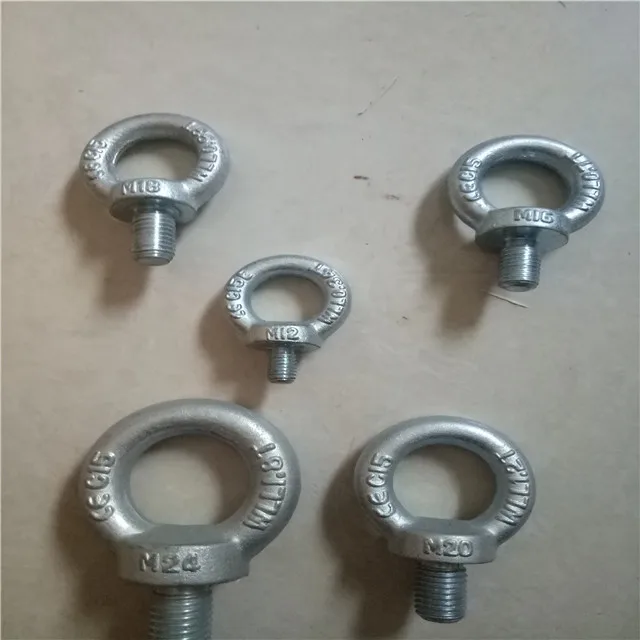 c15 electronic galvanized CE Din580 eye bolt
