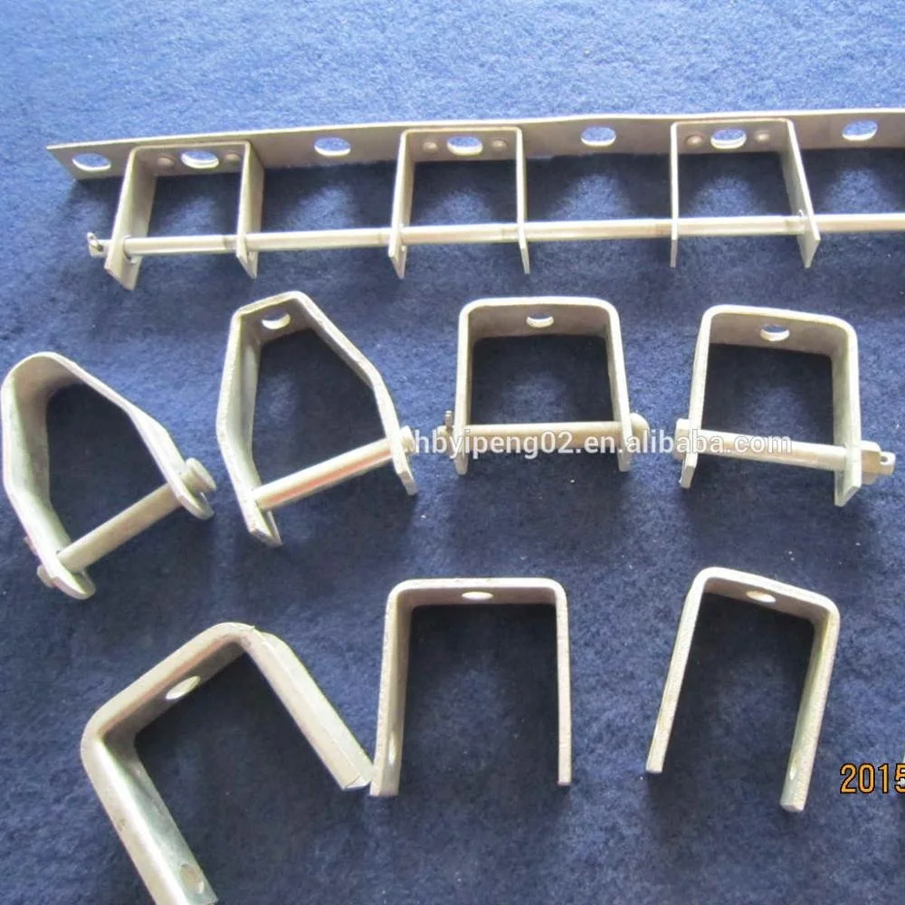 Pole Line Hardware Insulator Bracket Hot dip galvanized D type Brackets for Overhead Transmission Accessories