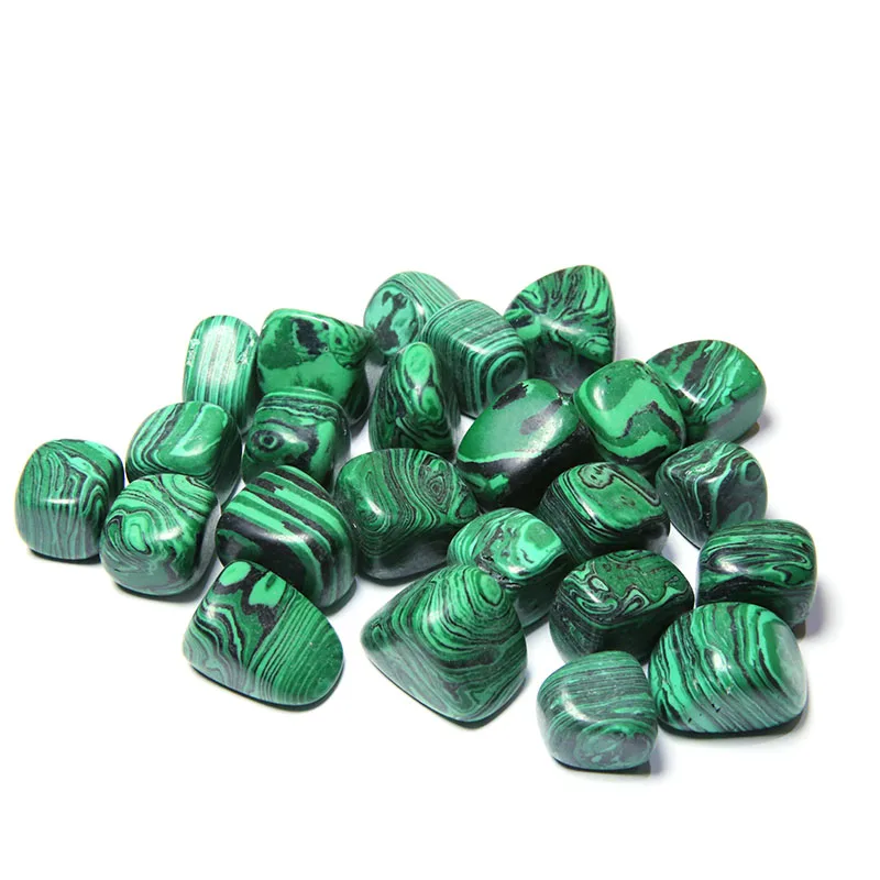 Wholesale  Synthetic Malachite Crystal Tumbled Stone for Healing
