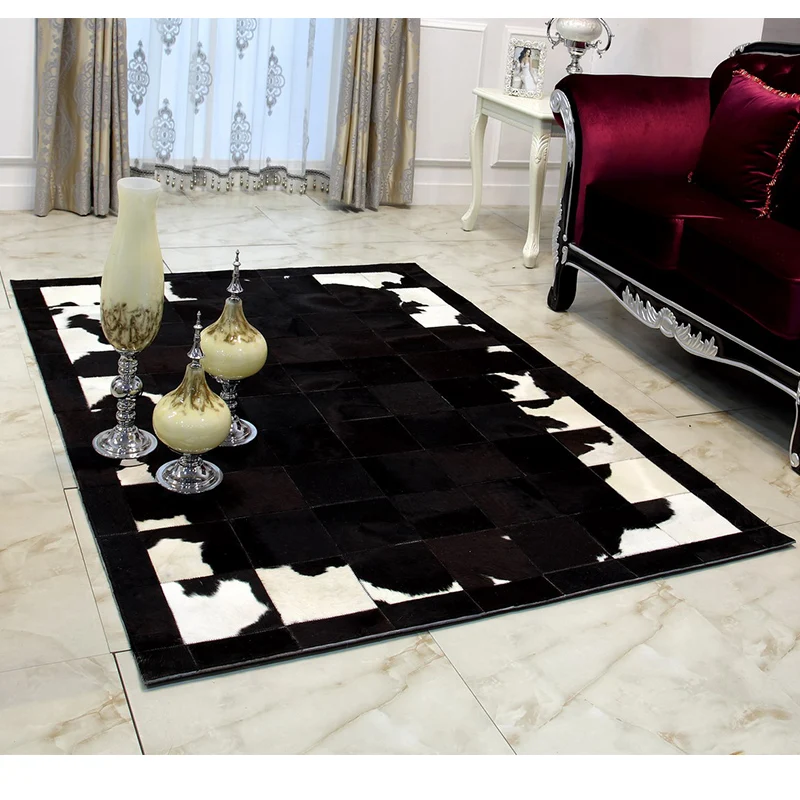 black and white real cow hide rugs and carpets
