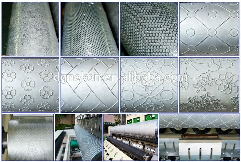 China Made custom automatic ultrasound quilting embossing machine price