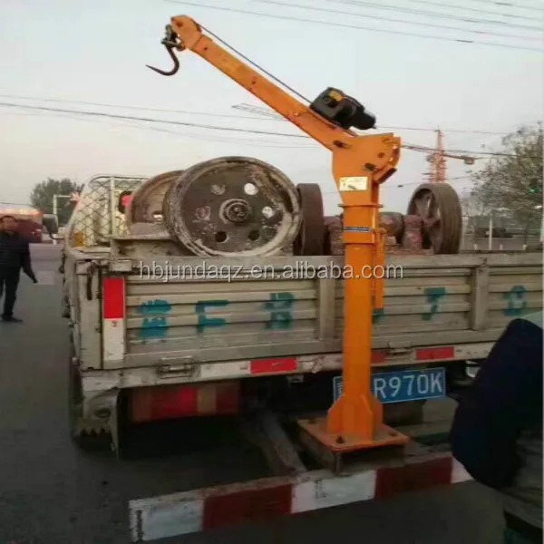 Manufacturer mini mounted truck crane 1000kg for car lifting