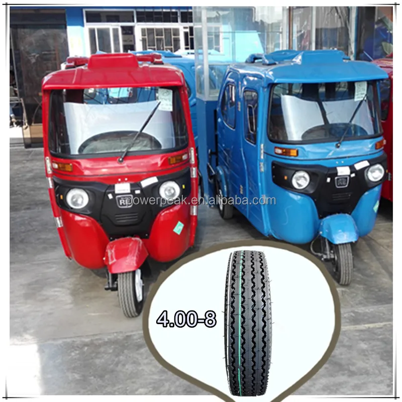 India Bajaj three wheeler motorcycle tyre 400.8 8PR tyre 4.00-8