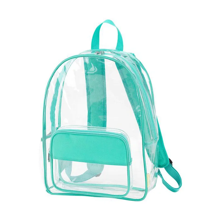 Wholesale Custom Clear Schoolbag Storage Personalized Pvc Transparent Backpack For Kids
