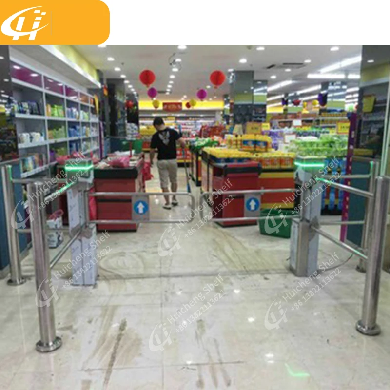 Supermarket Entrance Barrier Gate Swing Gate Supermarket Entrance Gate