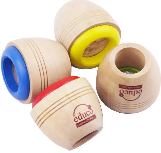 Лучшая образовательная игрушка подарок для детей деревянный материал наружный телескоп рекламный объектив Мини калейдоскоп для продажи