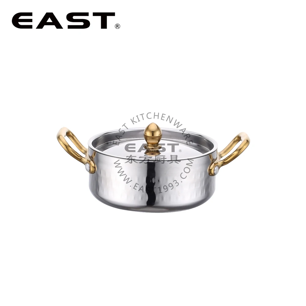 
Mini 3ply stainless steel frying pan fry pan sauce pot 