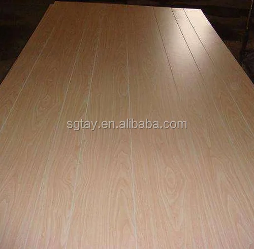 МДФ из натурального красного дуба