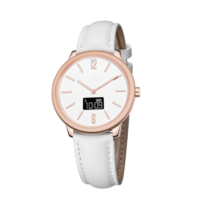 2018 3ATM водонепроницаемый Hybrid SmartWatch со сменными StrapeJapan movt смарт-кварцевые часы